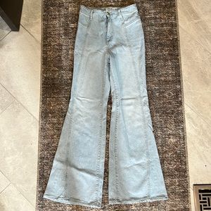 Free People flare leg jeans